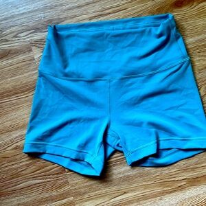 Lululemon 4" Align Shorts teal size 8